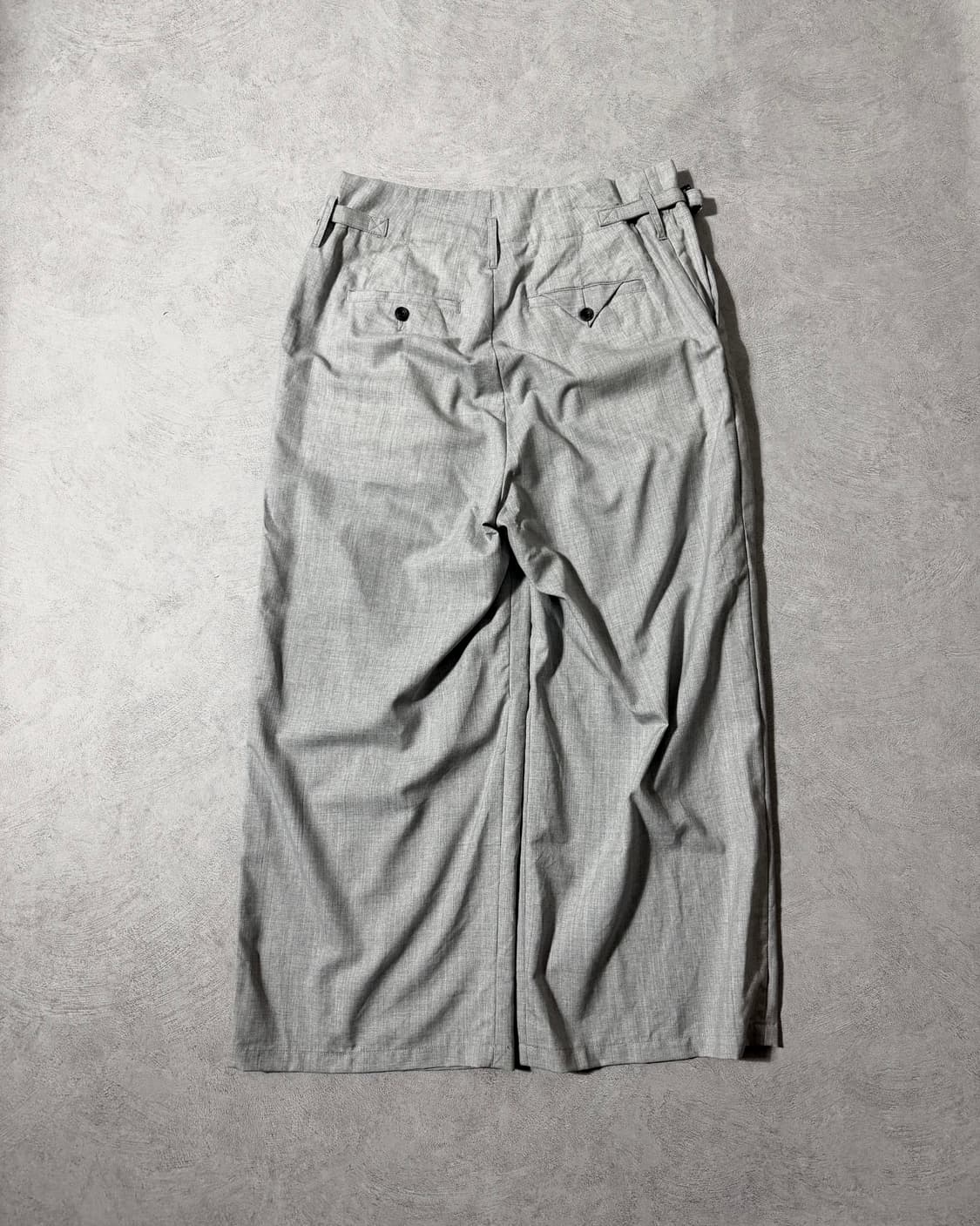 Ancellm wool Damage Wide Slacks 상품이미지2