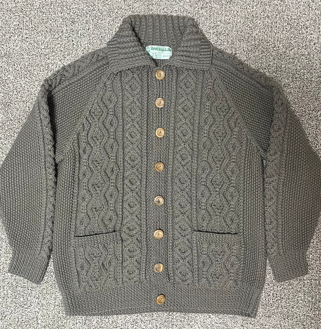 인버알란 3A 럼버가디건 44size 상품이미지1