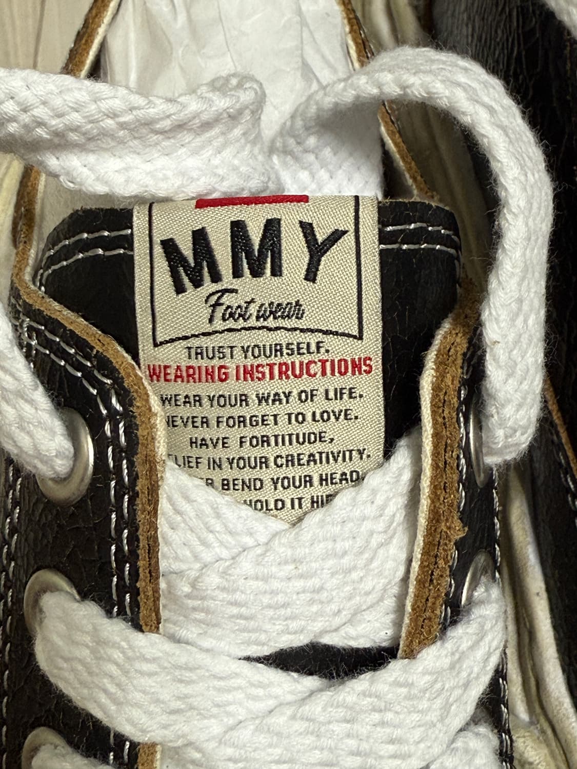 메종 미하라 야스히로 피터슨23 크랙킹 레더 39판매 상품이미지3