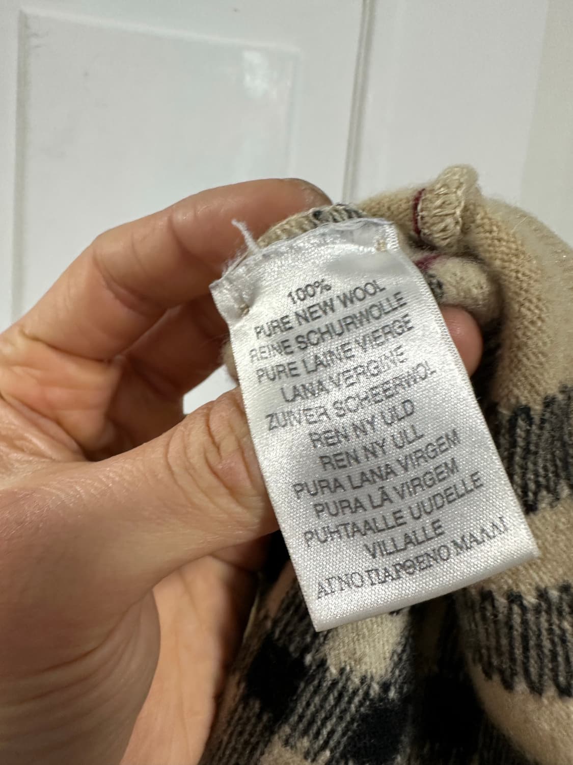 버버리 체크 울 니트 상품이미지5