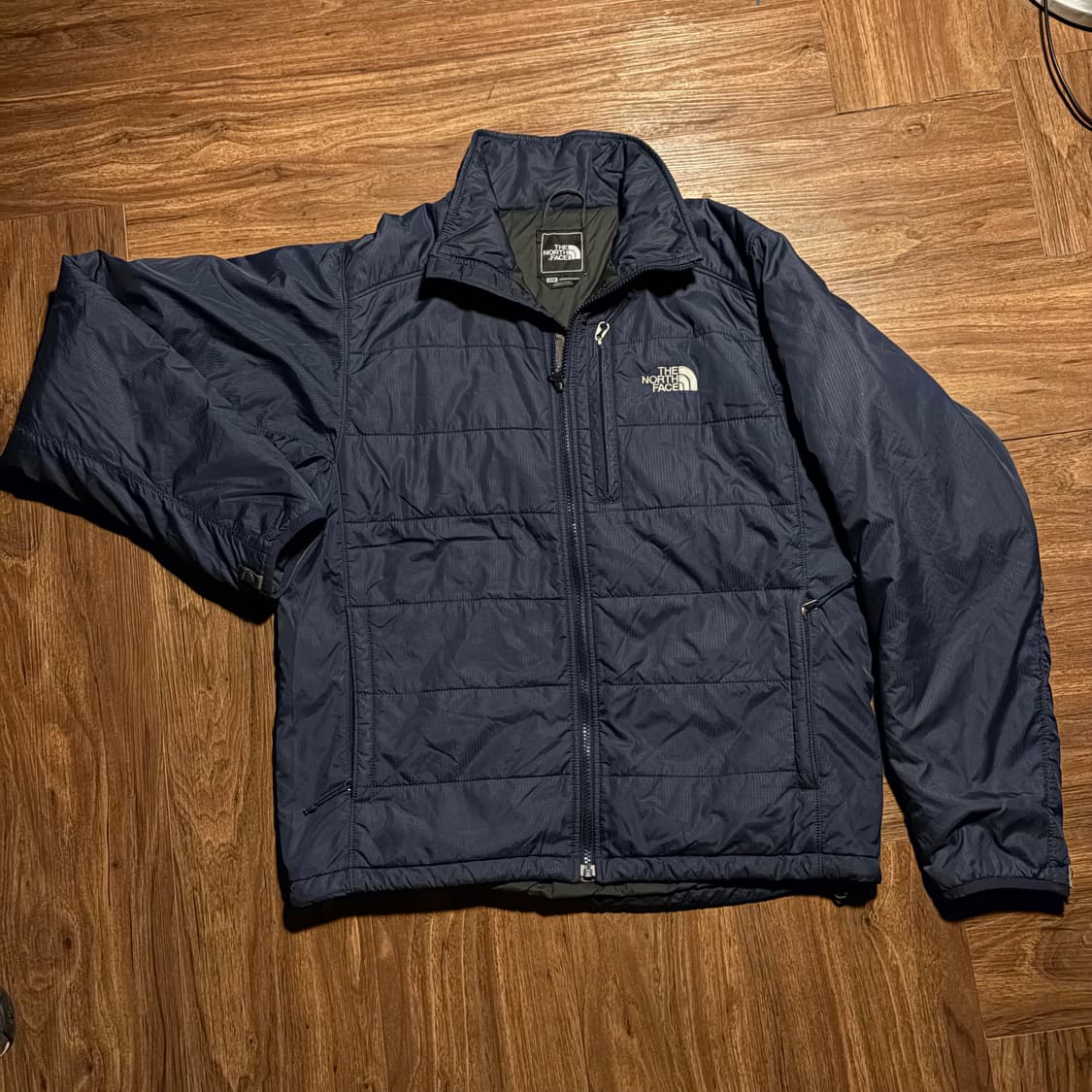 NORTHFACE BLUE LIGHTWEIGHT PADDED JACKET 상품이미지1