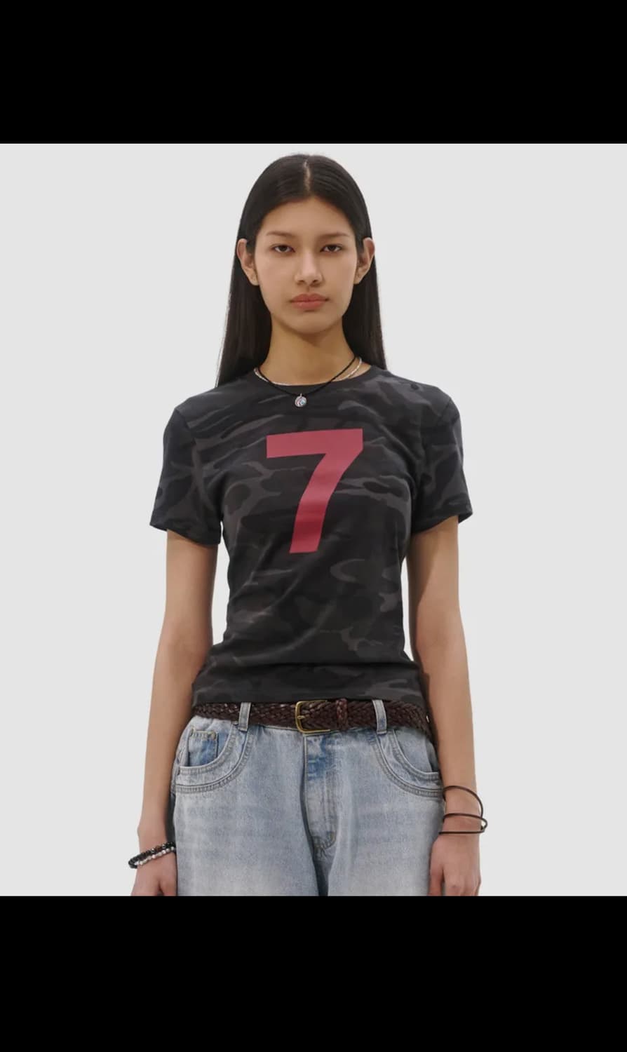 테이크이지 카모 넘버링 숏슬리브 상품이미지1