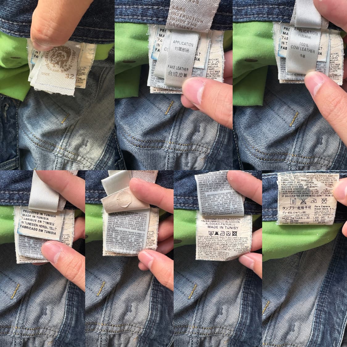 Diesel Zathan Bootcut Jeans 상품이미지10