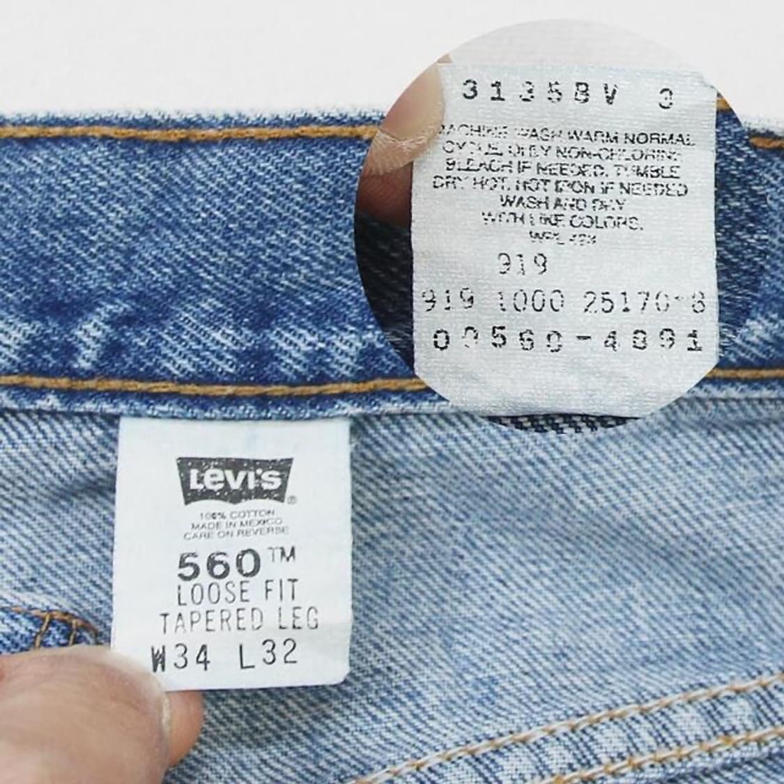 (착용컷) 리바이스 560 (남성용 33) 상품이미지6