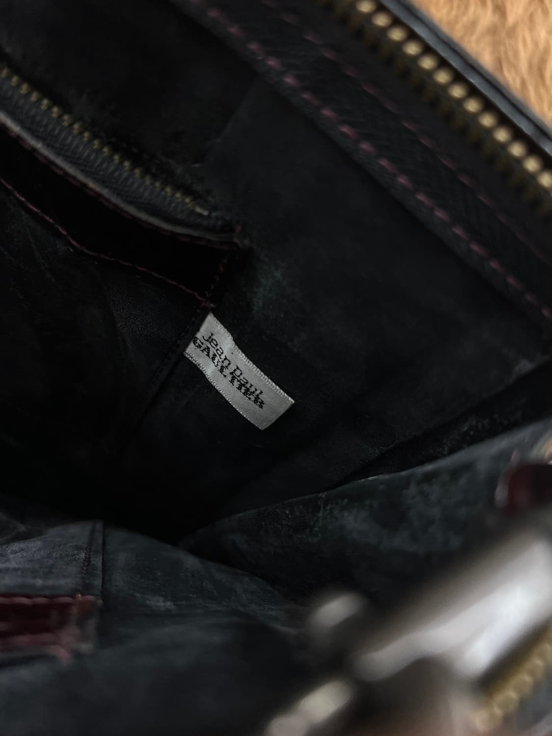 90s 장폴고티에 엘리게이터 2 way bag 상품이미지5