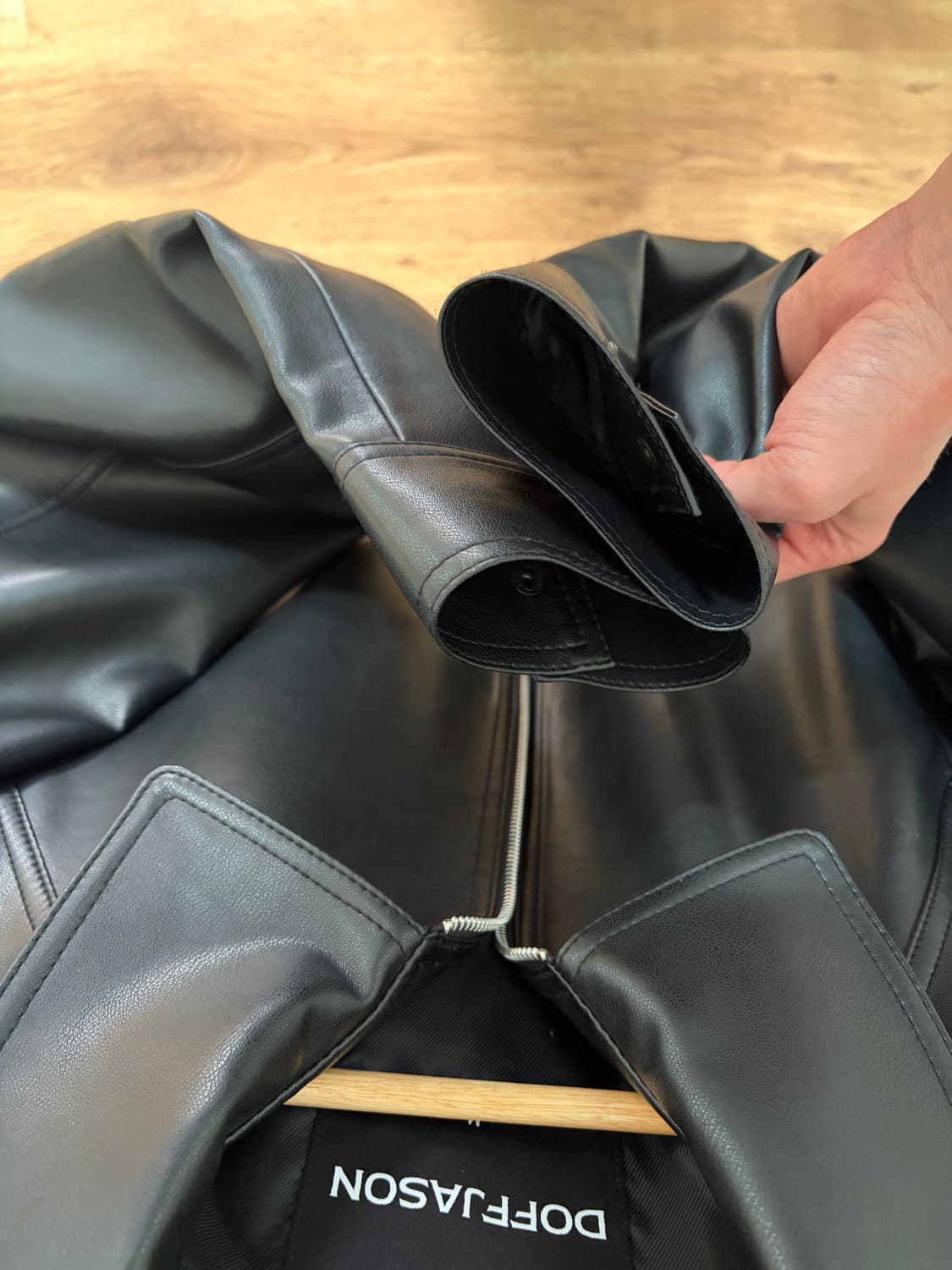 [M] 도프제이슨 레더 보머자켓  상품이미지2