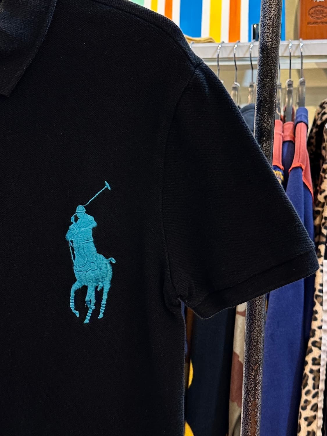 폴로 랄프로렌 우먼스 빅포니 로고 반팔 카라티 상품이미지2