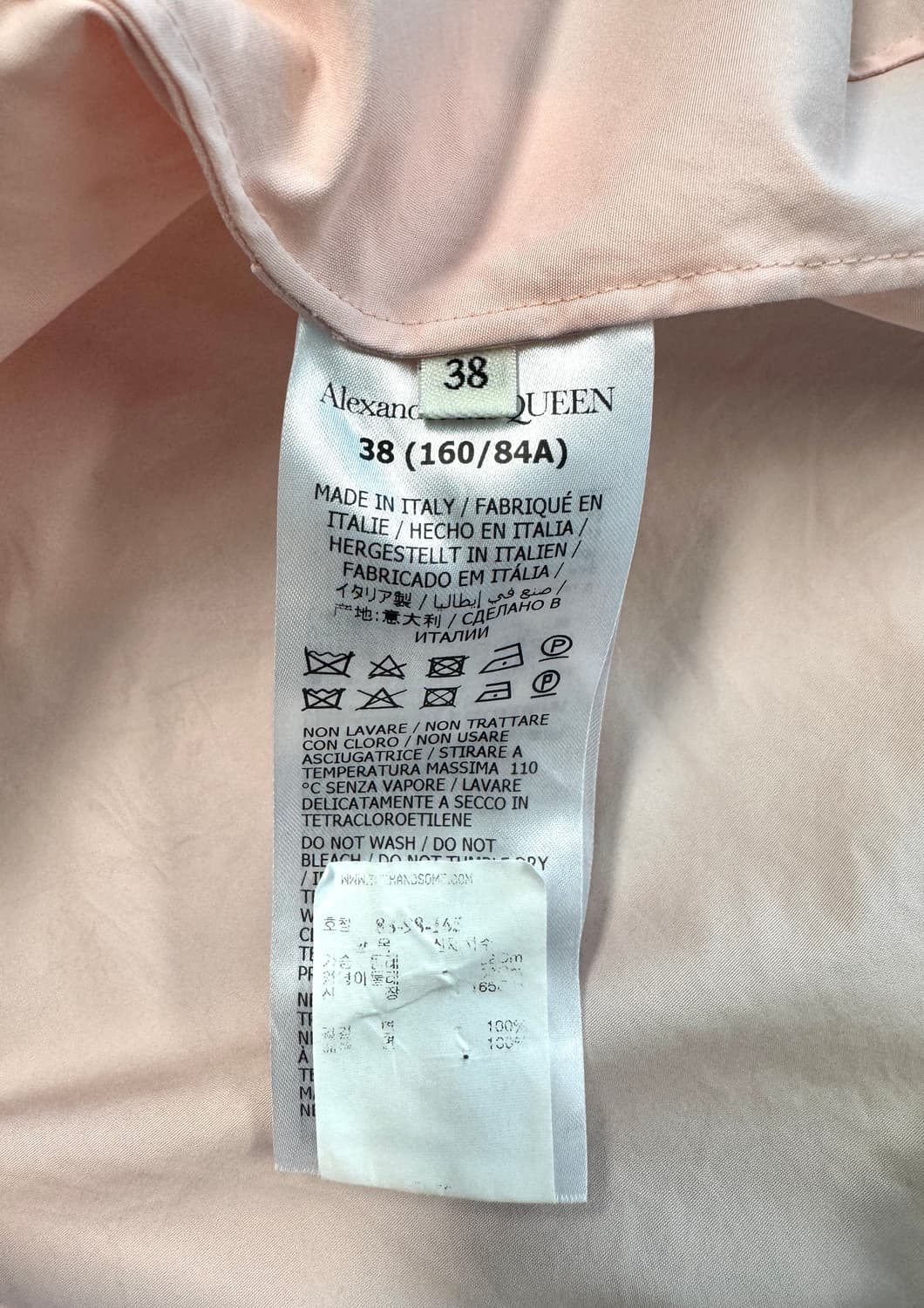 ALEXANDER MCQUEEN 알렉산더 맥퀸 벌룬소매 크롭 긴팔 셔츠 상품이미지9