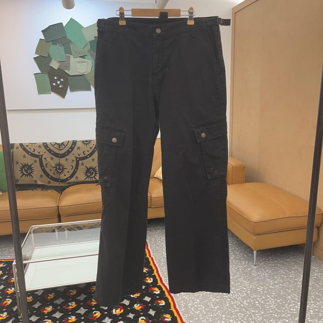 빈티지 올드스쿨 빈티지 데님 카고팬츠 34인치 C07548 상품이미지3