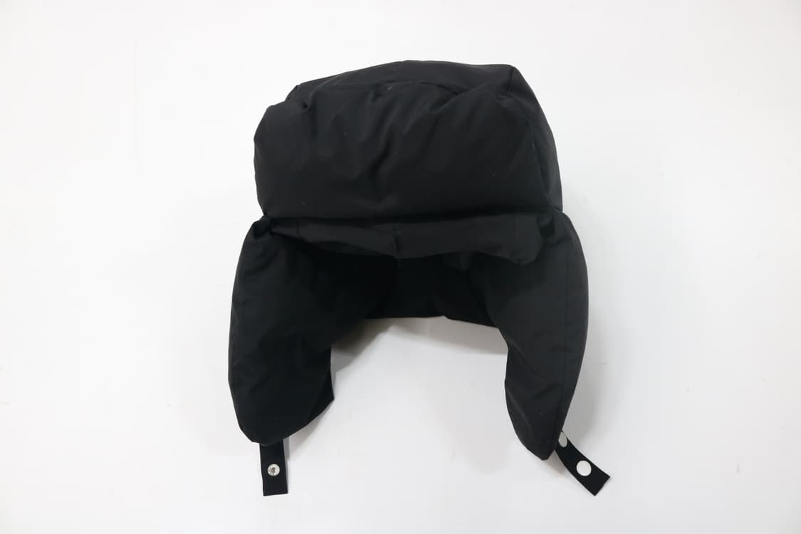 NARAGA AG 블랙 패딩 이어플랩 트래퍼 햇 상품이미지6