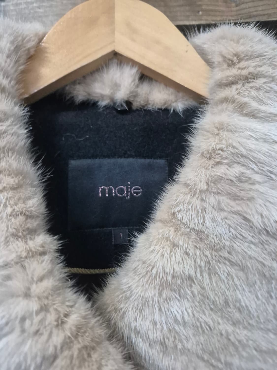 마쥬 밍크카라 울코트  상품이미지5