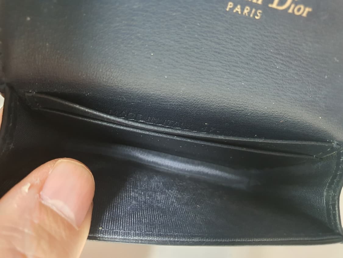 디올 정품 오블리크 새들 카드지갑 팝니다 상품이미지4