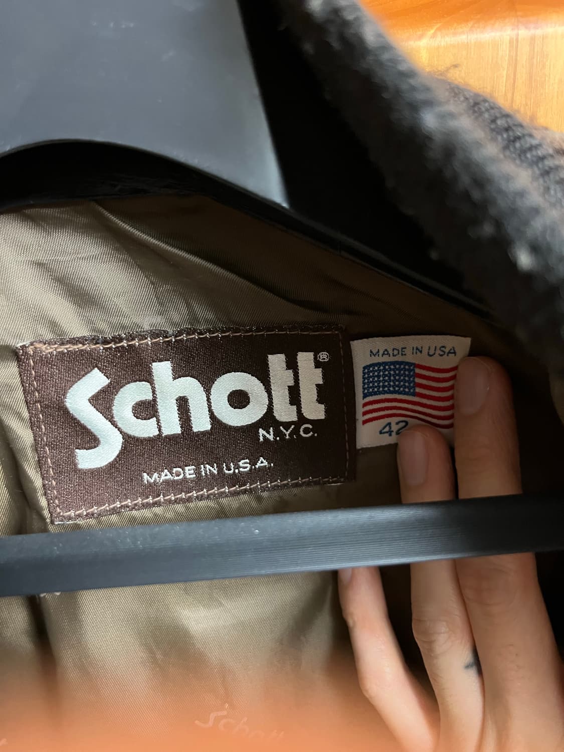 쇼트 스웨이드 가죽자켓(가죽봄버) 42 상품이미지7