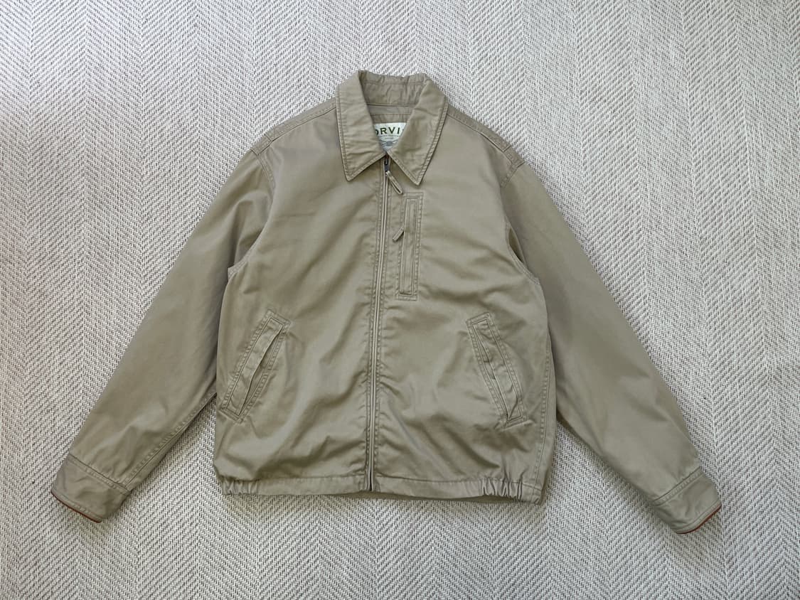 오르비스 레더 카라 블루종 봄버자켓  상품이미지1