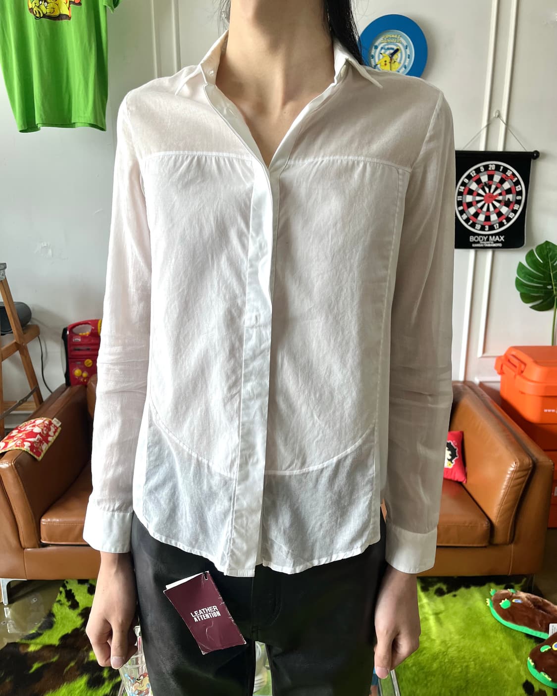 Maison Martin Margiela White Linen Shirt 상품이미지2