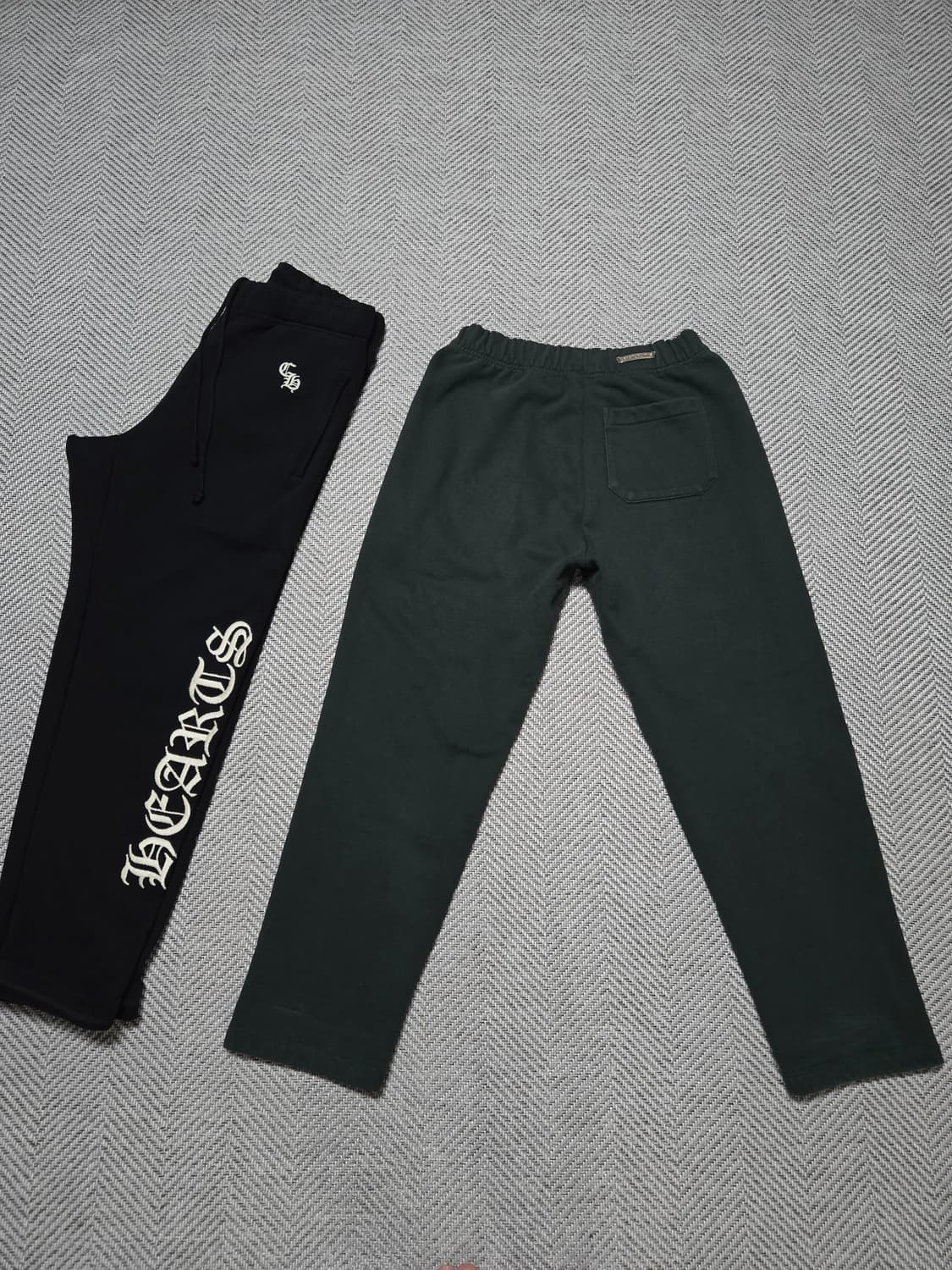 크롬하츠 헤비웨이트 자수 그린 팬츠(정품) 상품이미지2