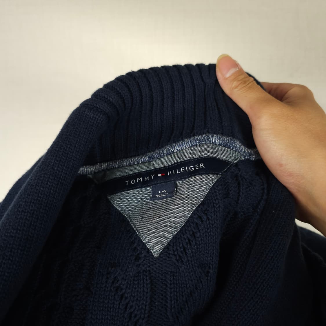 타미힐피거 카라니트가디건 남자100사이즈  상품이미지3