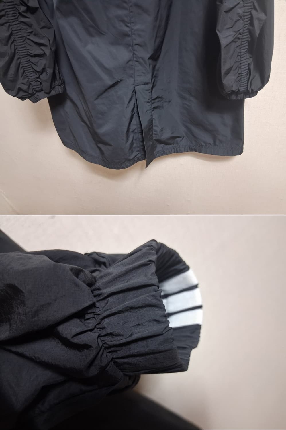 아디다스  윈더브레이커 롱점퍼 블랙 여성 5566 루즈핏 
 상품이미지6