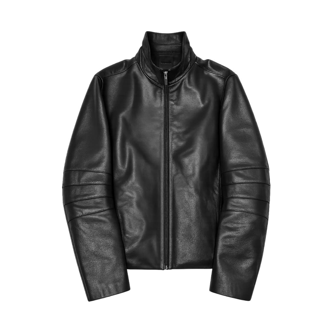 머듈 014 어펜딕스 레더 자켓 블랙 mudule 상품이미지1