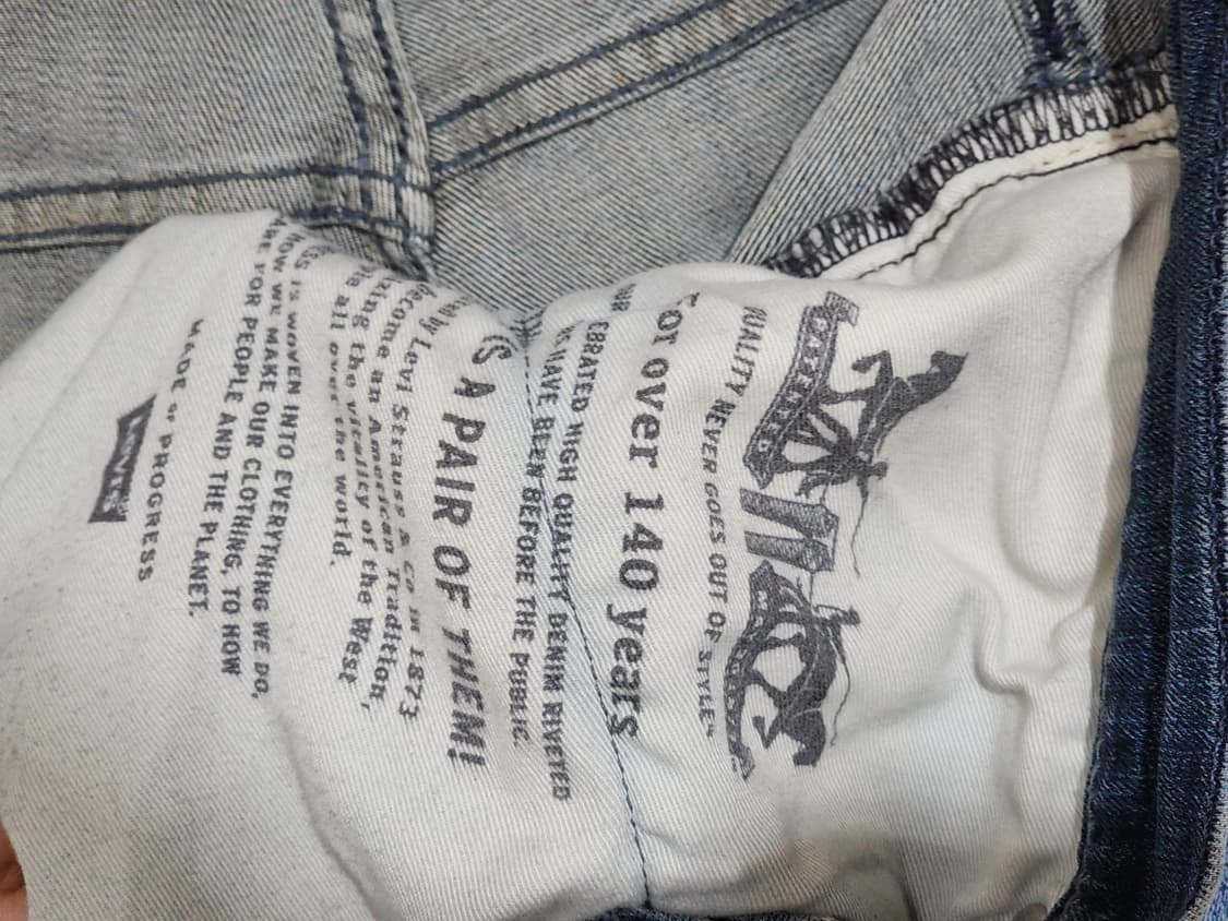 (33) 리바이스 513 청바지 연중청 스판 데님팬츠 140주년판  상품이미지3