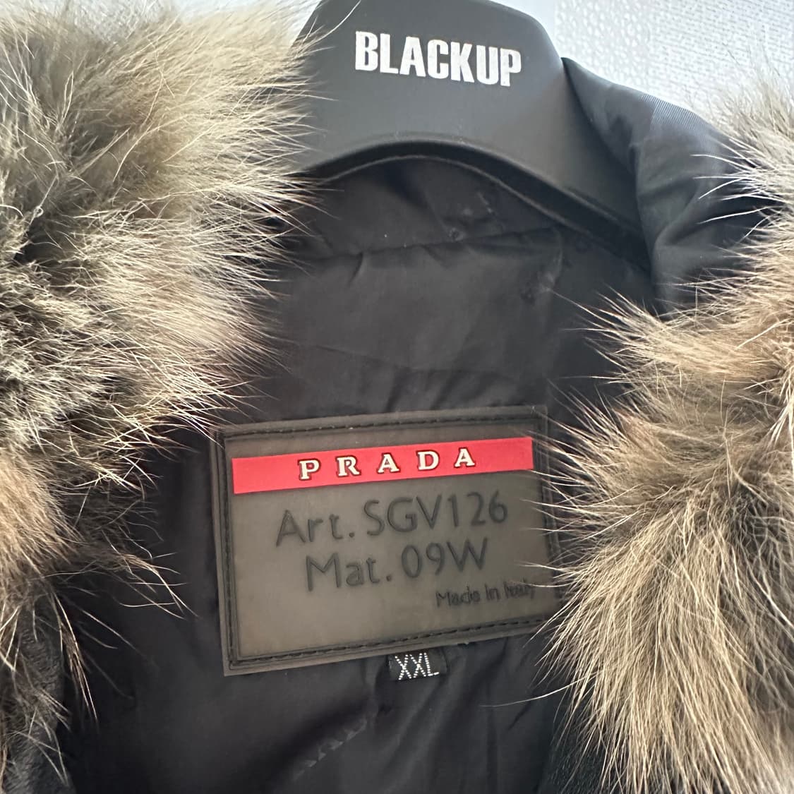 프라다 빈티지 레더 퍼 자켓 상품이미지2