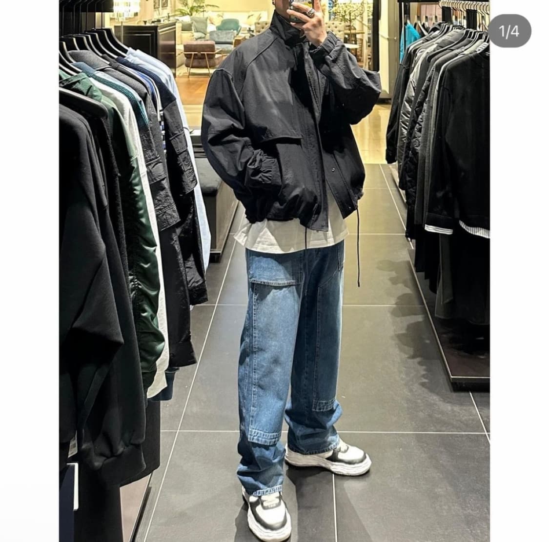 [50] 준지 23ss 숏 블루종 바라쿠타 점퍼 자켓 상품이미지2