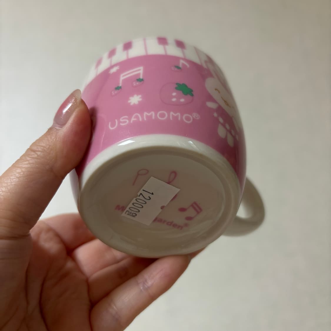 고전 빈티지 우사모모 토끼 도기컵 상품이미지3