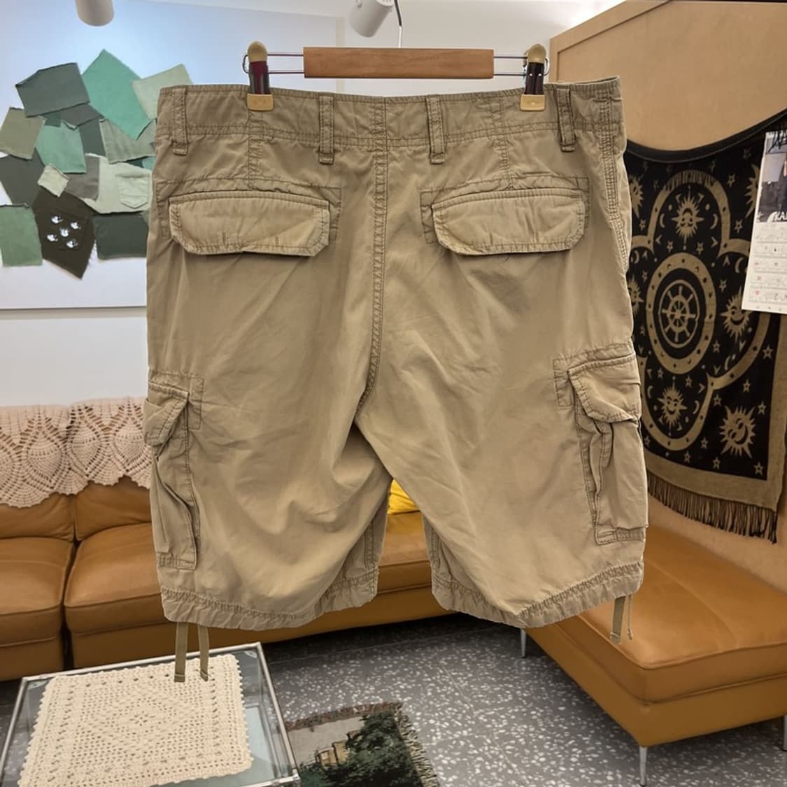 유니클로 빈티지 캐주얼 스트랩 워크 카고 반바지 M C12289 상품이미지4