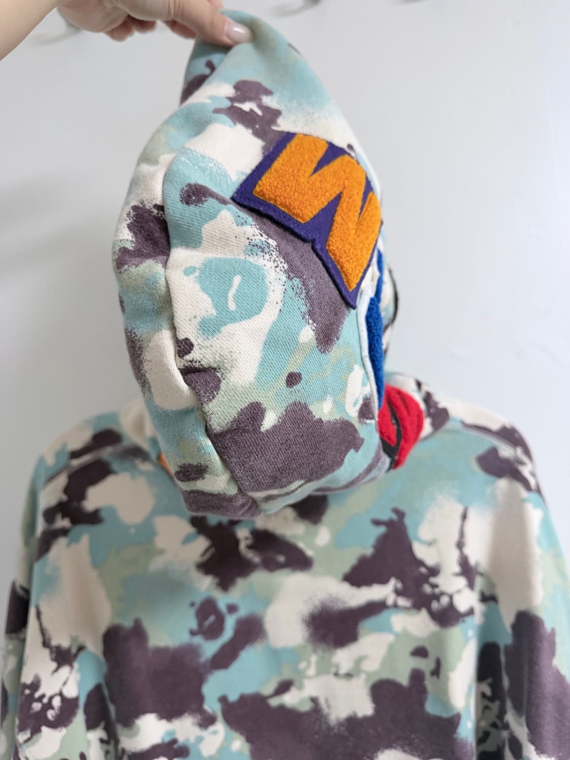 BAPE 베이프 맵 카모 샤크 릴렉스드 핏 풀 집 후드 멀티 상품이미지6