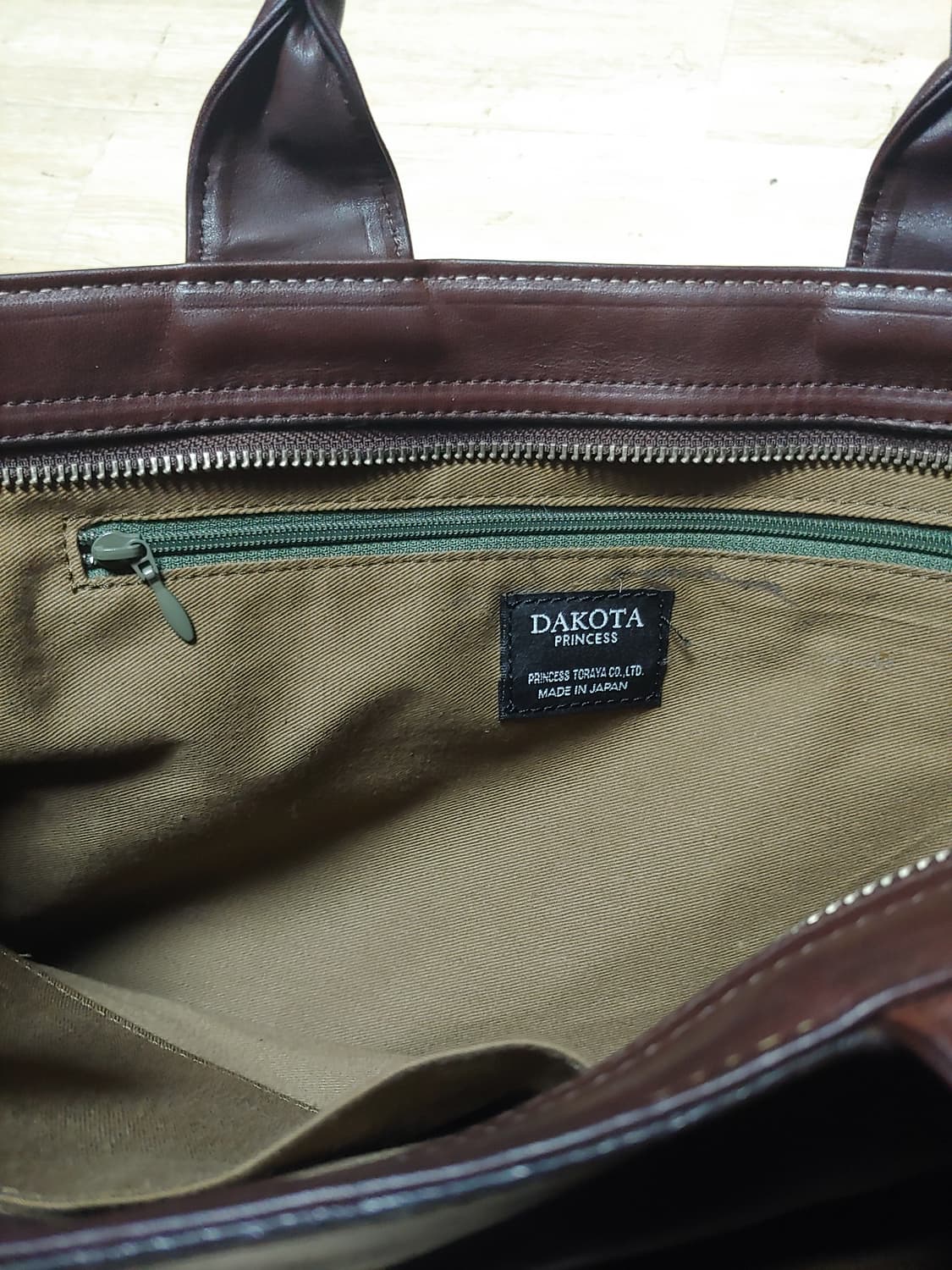 초콜렛 브라운 dakota 일본 가죽 서류가방 상품이미지6