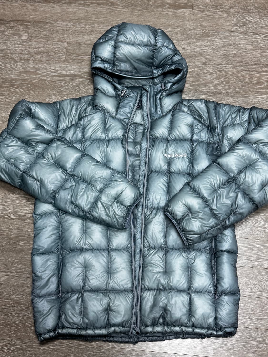 몽벨 플라즈마 1000 알파인 다운 파카 라이트 그레이 XL 상품이미지1