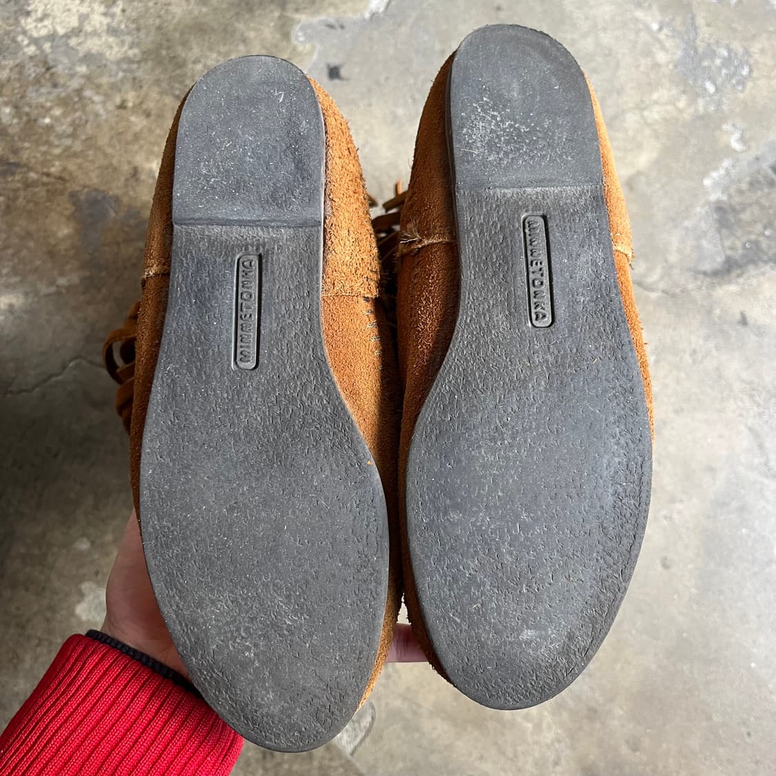 미네통카 스웨이드 3단 프린지 부츠 상품이미지6