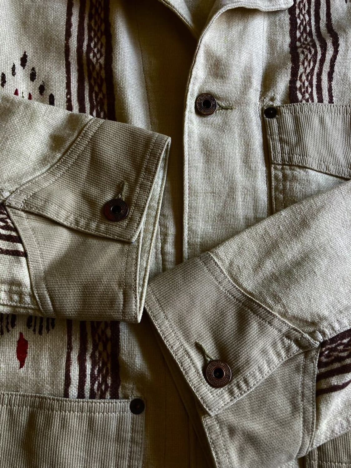 RRL 나바호 패턴 린넨 초어 자켓 S사이즈 상품이미지4
