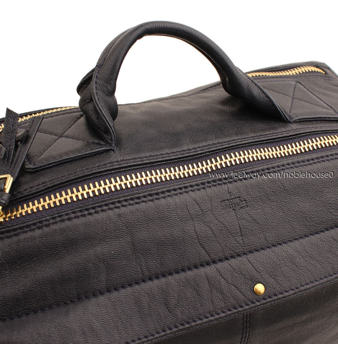 제롬드레이퓌스 블랙 램스킨 금장 스터드 토트겸 숄더백 상품이미지6