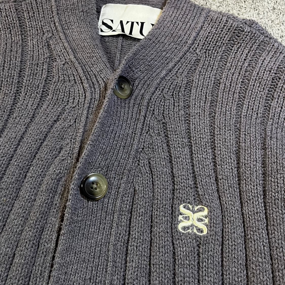 세터 파로 부클 가디건 상품이미지2