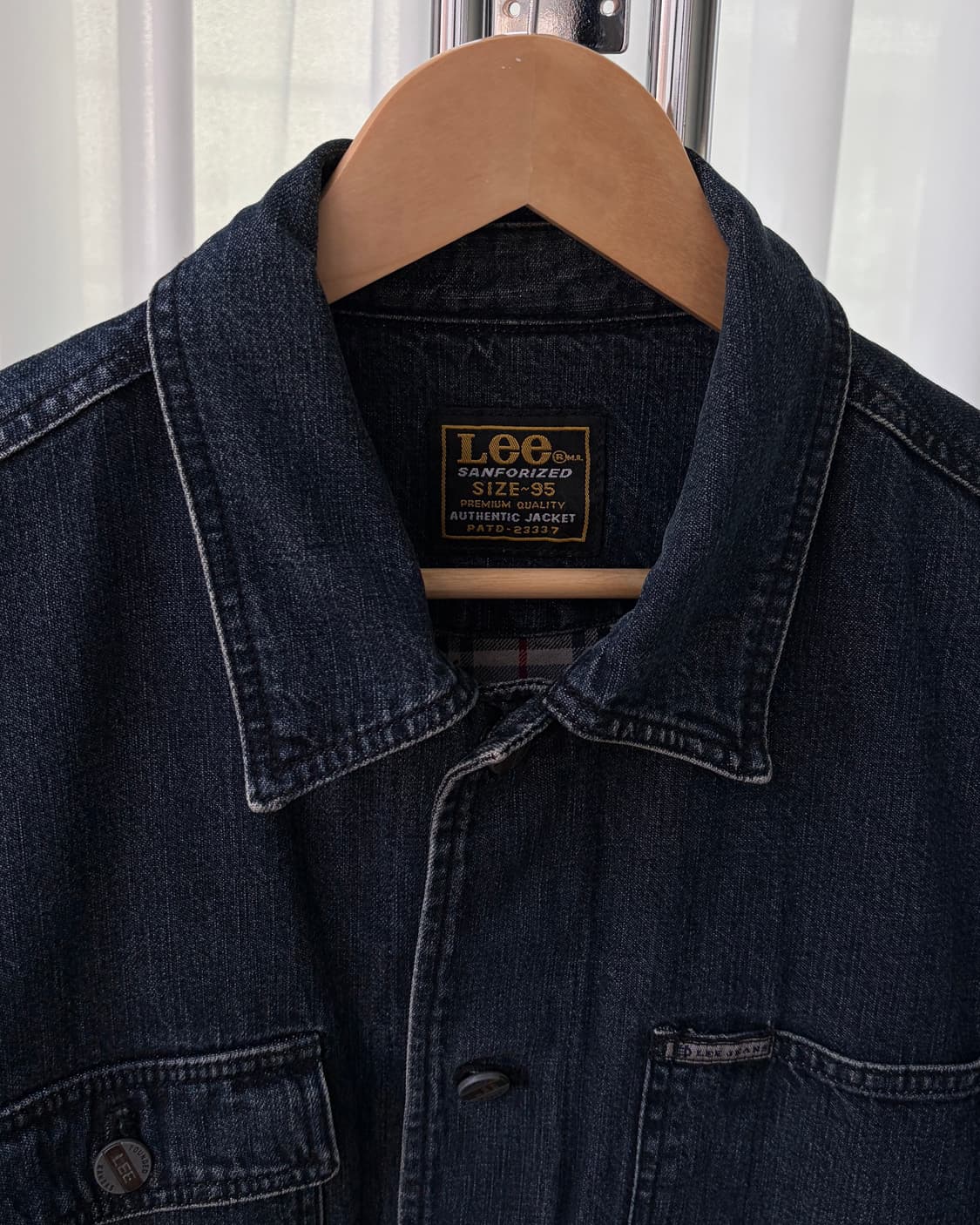 [M-L]LEE 90s 리 플란넬 라이닝 데님 자켓 초어 코트 상품이미지8