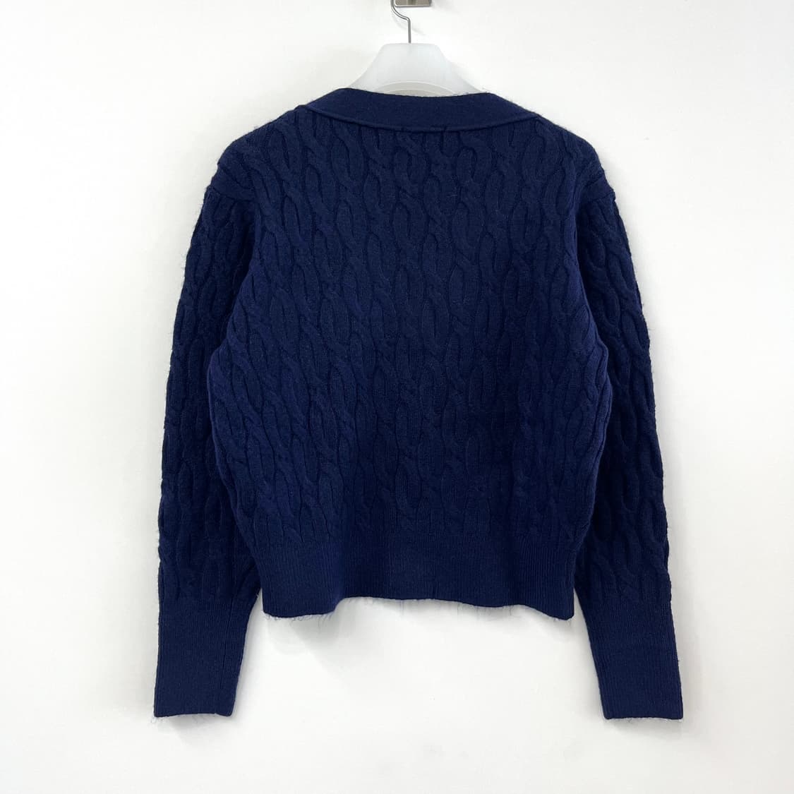 폴로 랄프로렌 신형 꽈배기 네이비 니트 가디건 상품이미지3