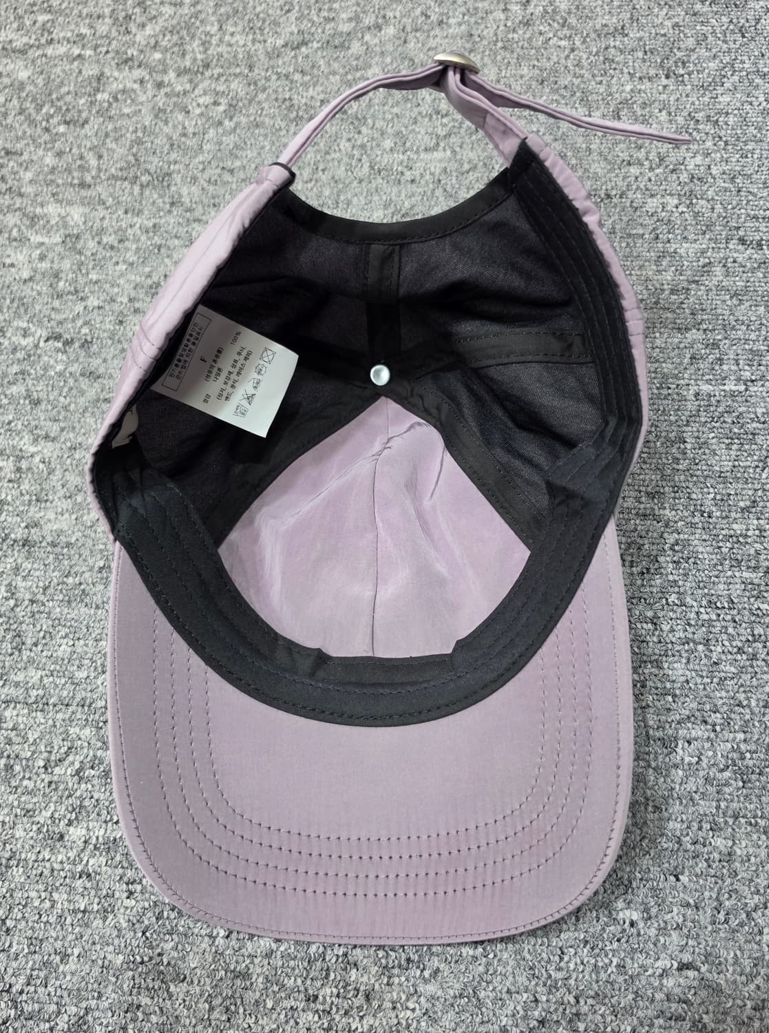마뗑킴 크리스프 로고 나일론 볼캡 모자 상품이미지6
