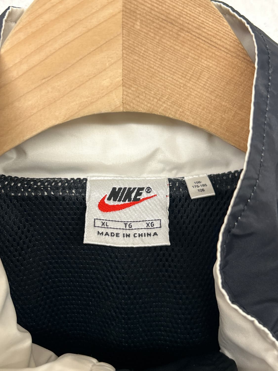 90s 나이키 블랙 오렌지 바람막이 자켓  상품이미지6