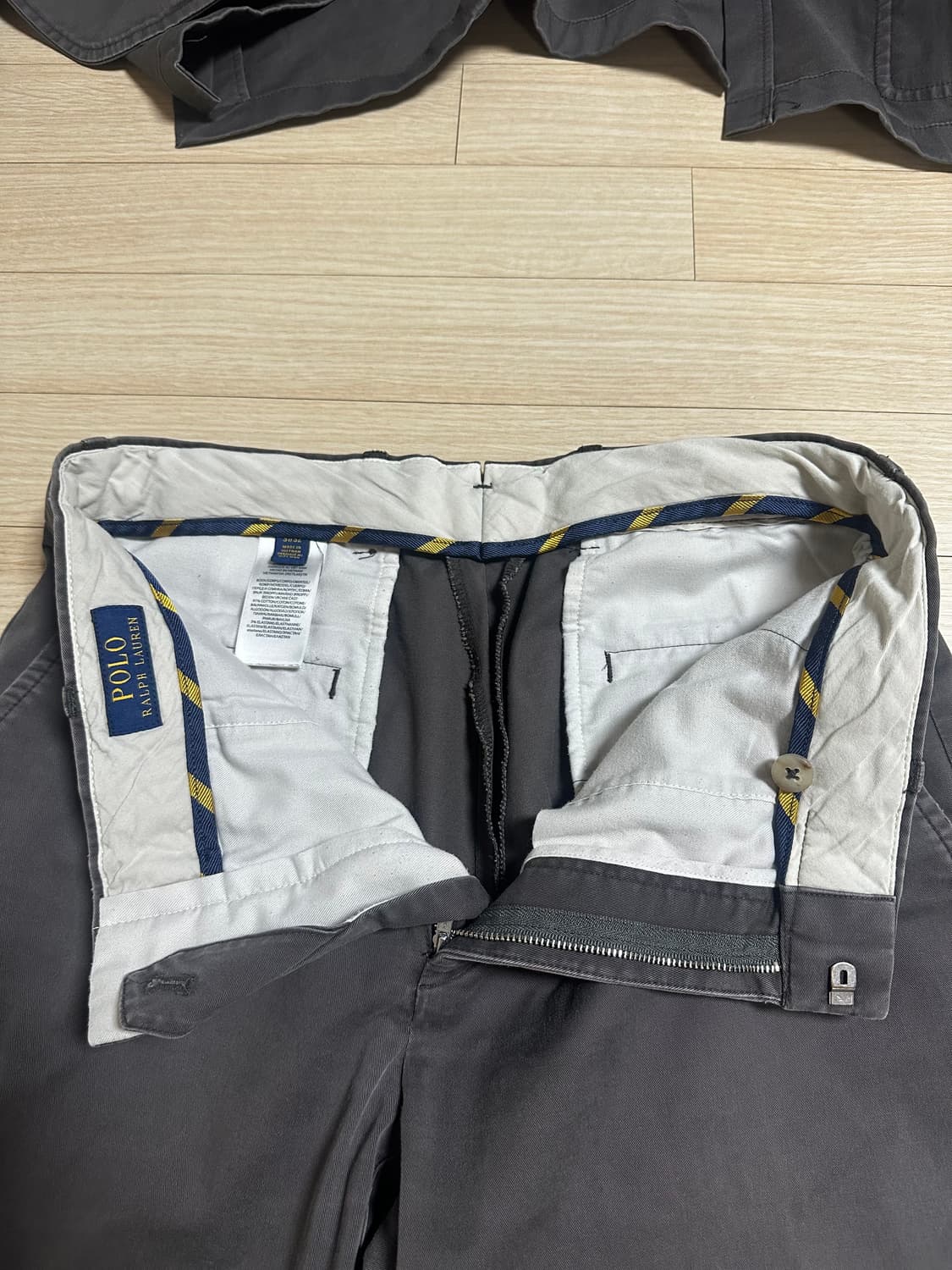 폴로 랄프로렌 코튼 수트 셋업 (차콜그레이) 상품이미지7