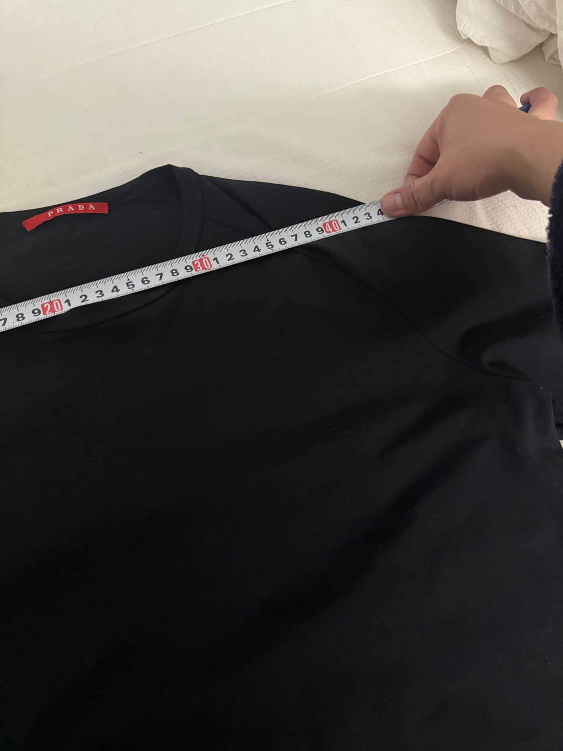 프라다 반팔 블랙 M사이즈 상품이미지4