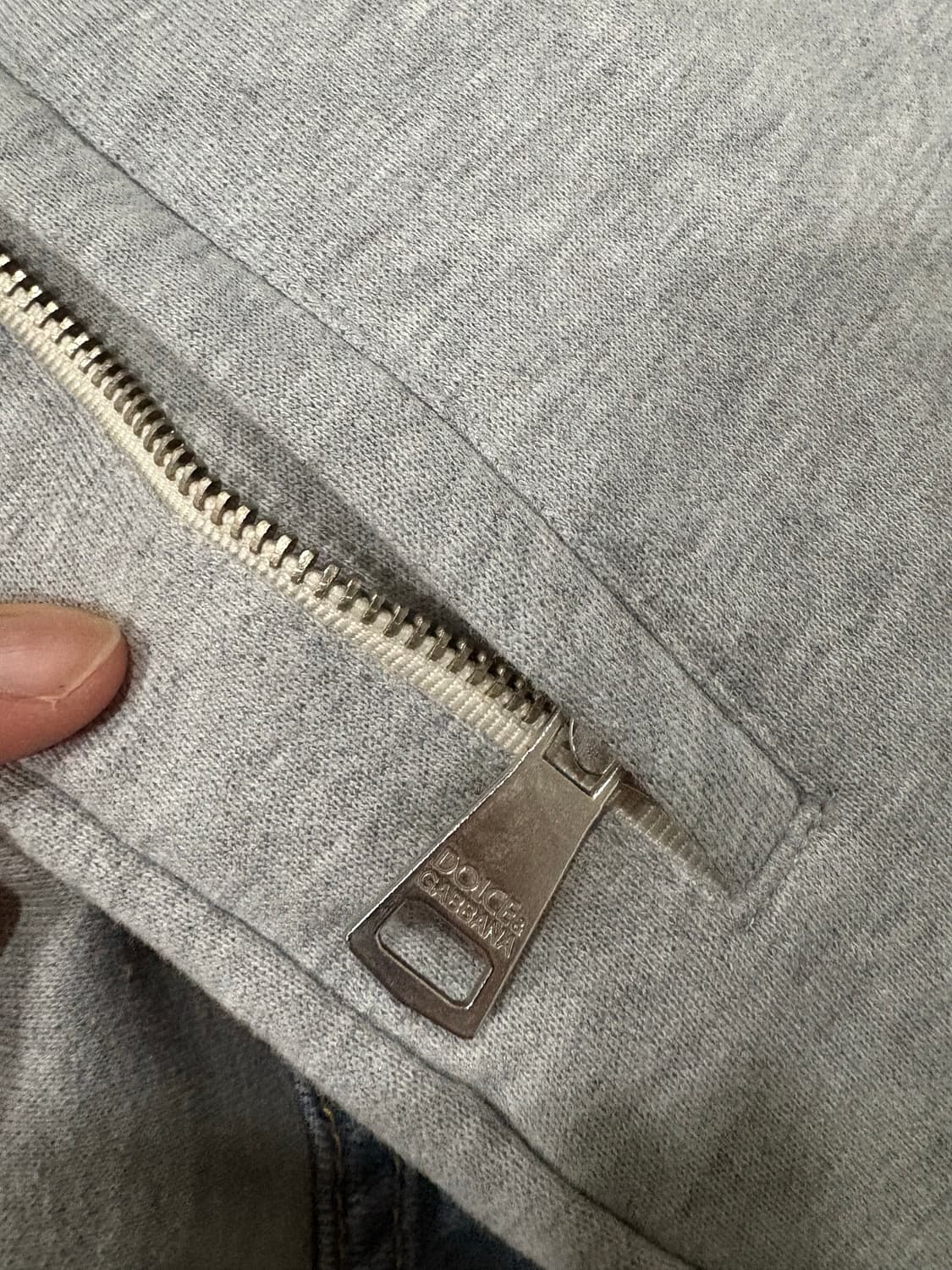 돌체앤가바나 하이브리드 데님 그레이 새깅 조거팬츠 상품이미지8