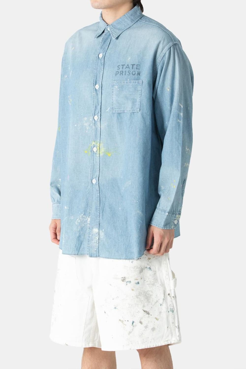 BOWWOW State Prison Chambray Shirt M 상품이미지3
