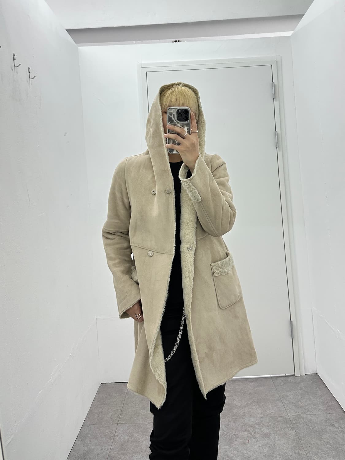Vintage beige suede mustang 상품이미지1