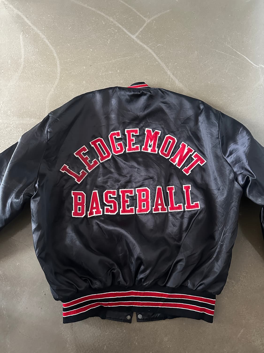 Holloway LEDGEMONT BASEBALL 사틴 바시티 자켓 상품이미지4