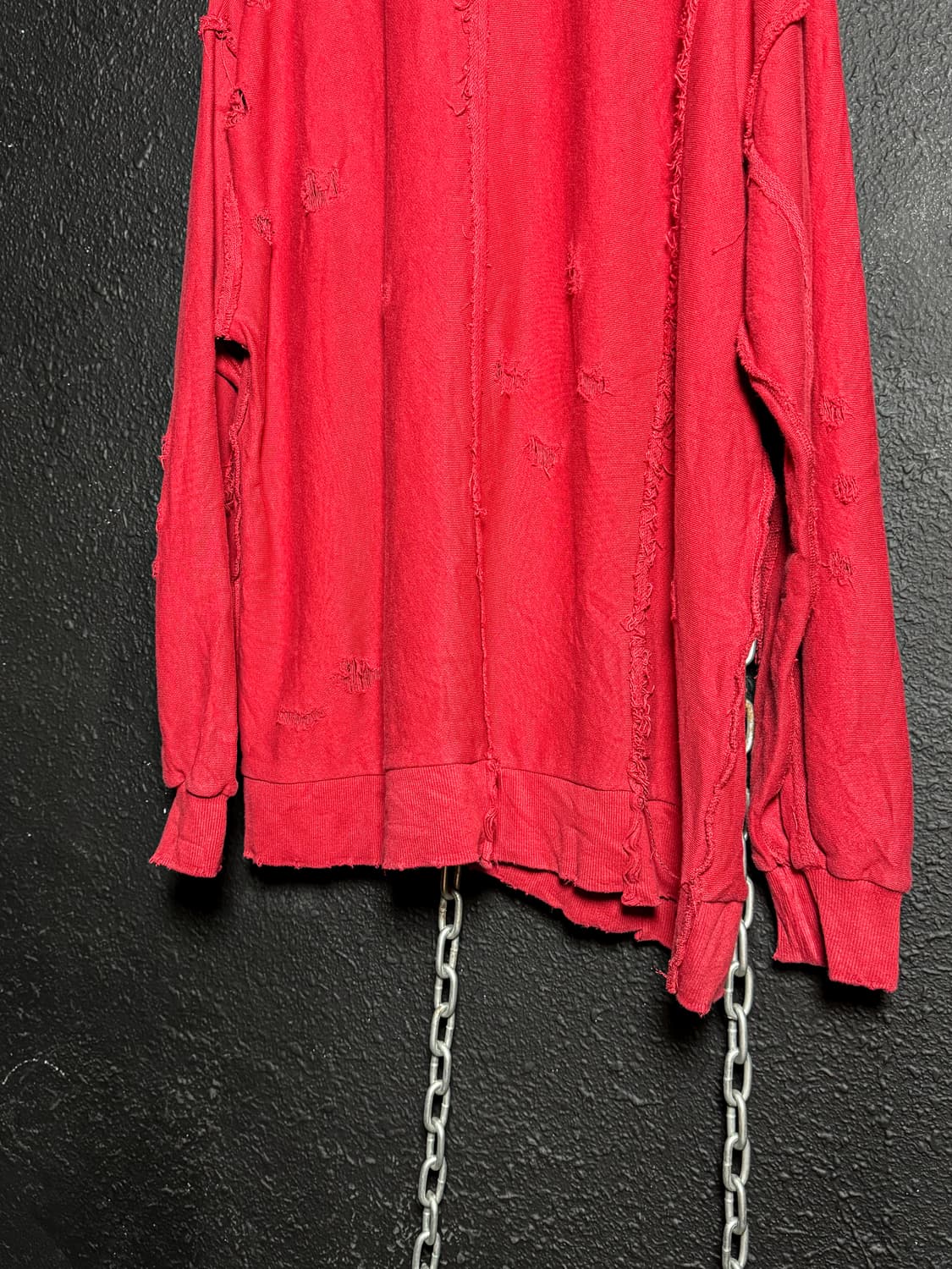 Distressed Red Sweat  상품이미지8