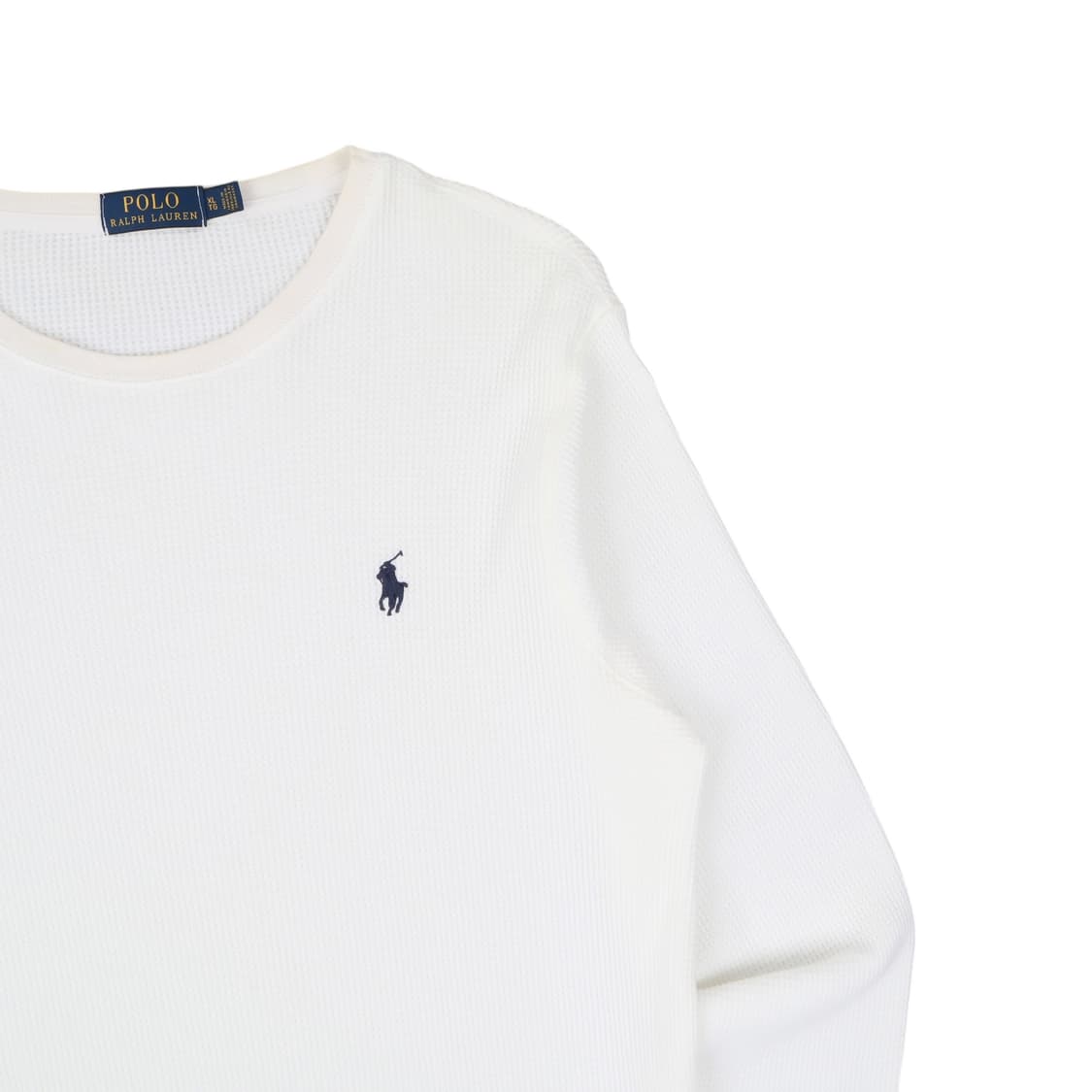 폴로 랄프로렌 화이트 코튼 와플 롱슬리브 상품이미지3