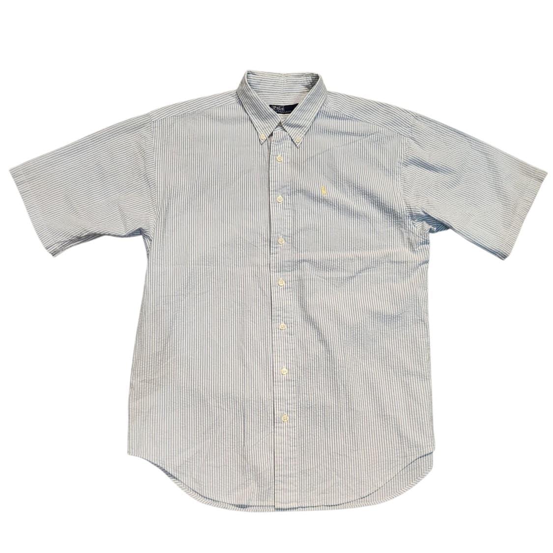폴로 랄프로렌 스트라이프 반팔 셔츠 (L) 상품이미지1