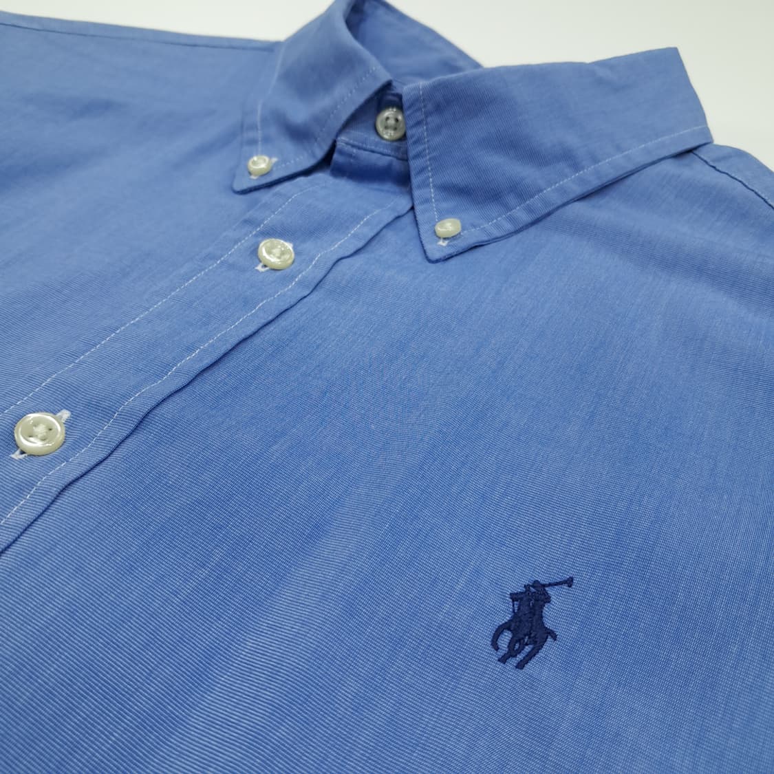 CN835 XL 폴로 랄프로렌 블루 긴팔 셔츠 남방 상품이미지5