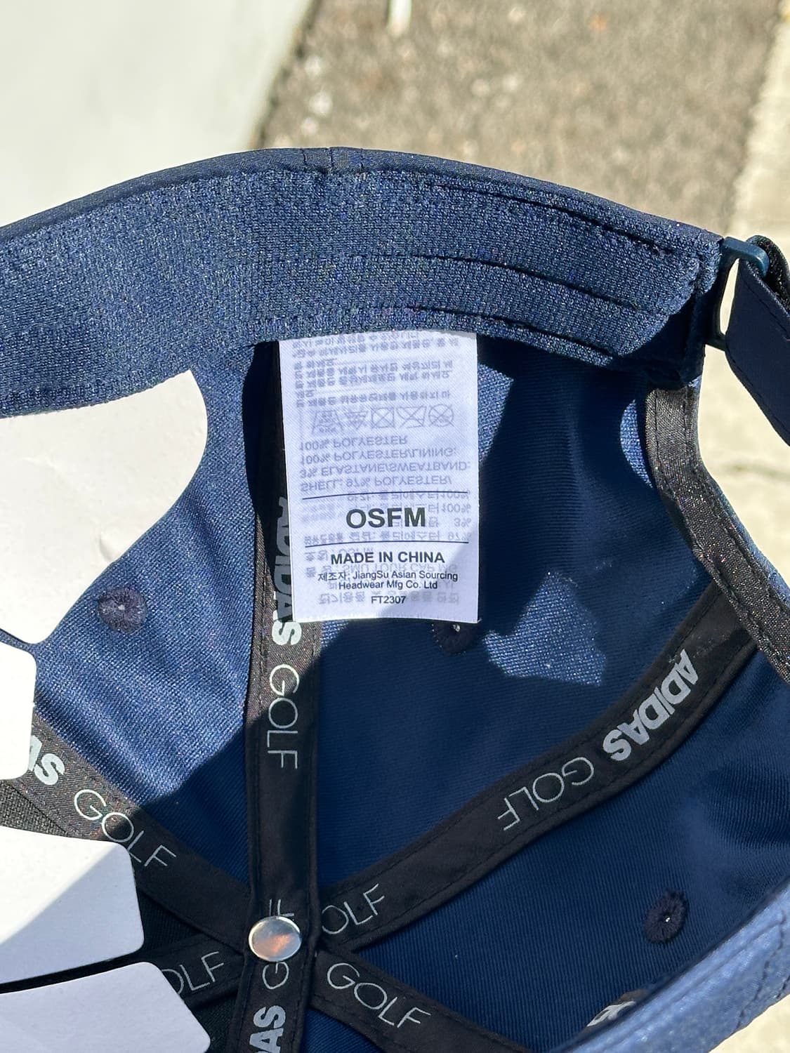 (새상품) [F] 아디다스 네이비 볼캡 모자 상품이미지6